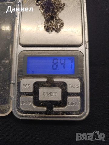 Сребърен синджир , снимка 4 - Колиета, медальони, синджири - 52260224