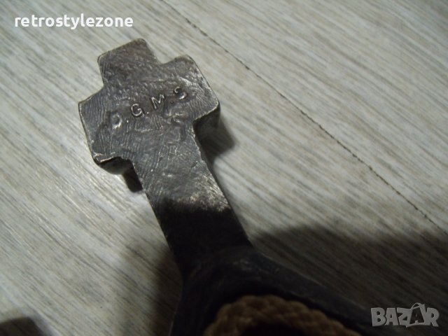 № 7303 стара метална статуетка , снимка 6 - Антикварни и старинни предмети - 43384211