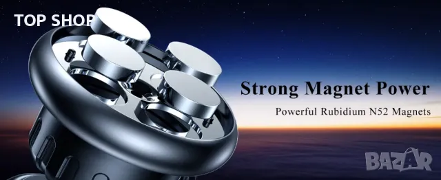 Универсален магнитна стойка за телефон за кола Miracase, снимка 13 - Селфи стикове, аксесоари - 48636575