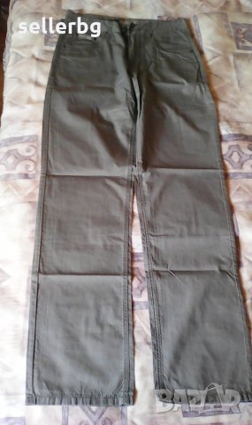 Светло сиви тесни панталони тип "кюнец" W29 / L34 , снимка 1 - Панталони - 26482999
