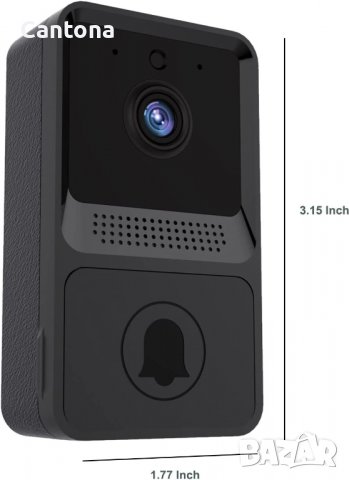 Smart Video звънец, управление с APP, USB станция, нощно виждане, двупосочен разговор, HD, снимка 8 - IP камери - 37944333