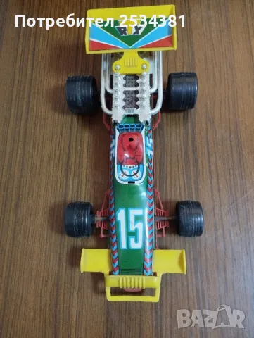 Стара детска играчка,болид от Формула 1., снимка 1