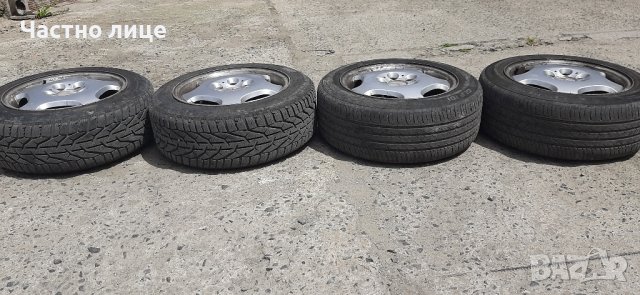 Оригинални лети джанти за Мерцедес R16 цола с гуми 205/55/16, снимка 7 - Гуми и джанти - 43185349