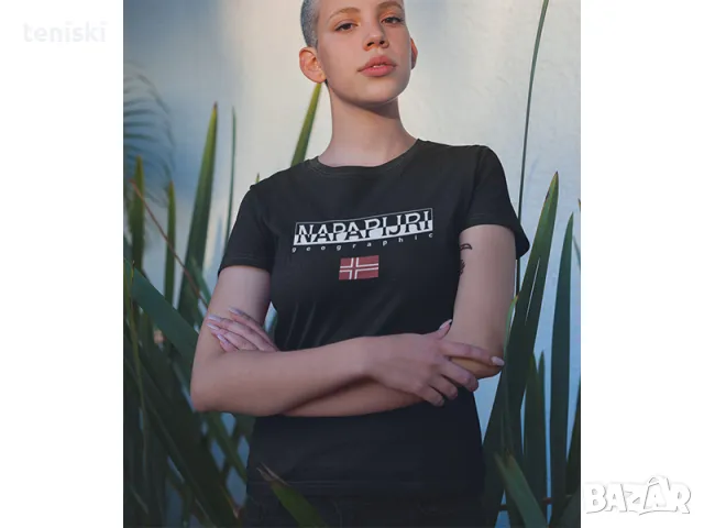 Тениски принт Napapijri Всички размери, снимка 2 - Тениски - 49372039