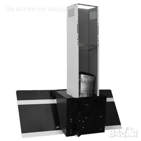 Стенен абсорбатор, 90 см, стомана и закалено стъкло, черен Код P195, снимка 7 - Абсорбатори - 49457944