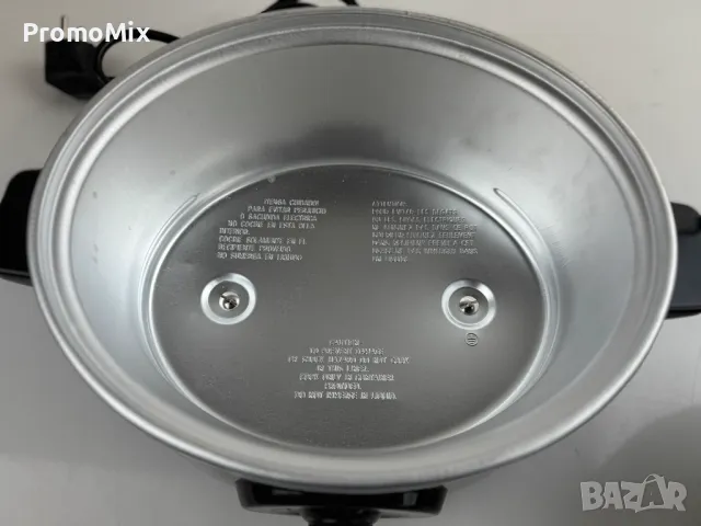 Уред за бавно готвене VonShef 50 339 Slow Cooker 3.5л 170W Съд за готвене с капак Оризовар, снимка 12 - Мултикукъри - 49206846
