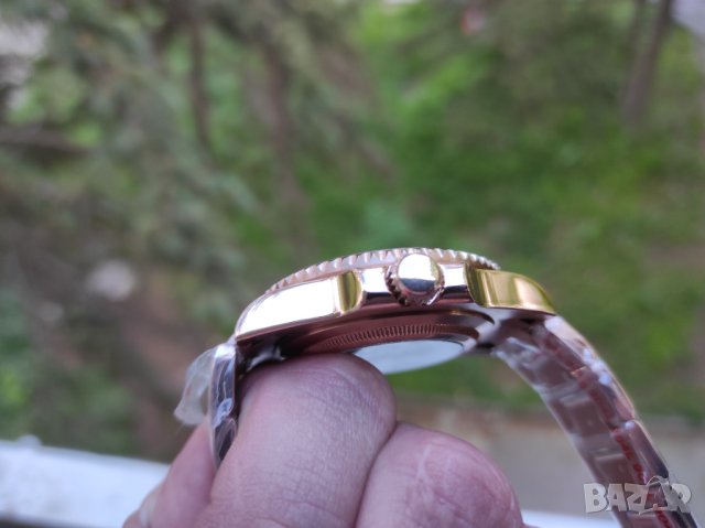 Seiko mod Rose gold GMT Root beer NH34, снимка 10 - Мъжки - 43242709