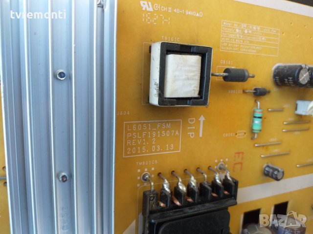  Power Supply Board BN44-00705C L60S1_FSM PSLF191S07A, снимка 2 - Части и Платки - 26402772