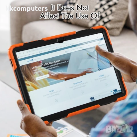 Samsung Galaxy Tab S9 Ultra / S8 Ultra Silicone/ PC Удароустойчив Калъф и Протектор, снимка 12 - Калъфи, кейсове - 51025478