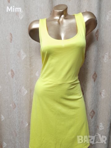 Н&М XL Лимонена жълта рокля , снимка 5 - Рокли - 40296974