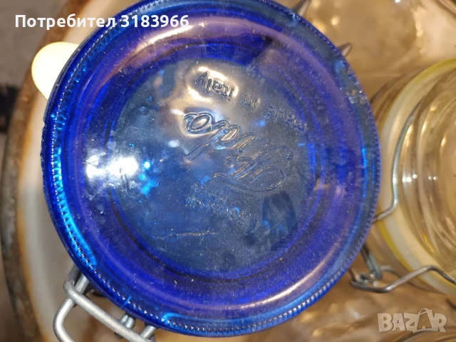 дебелостенни големи италиански буркани с капак 6 броя, снимка 3 - Други стоки за дома - 51240964