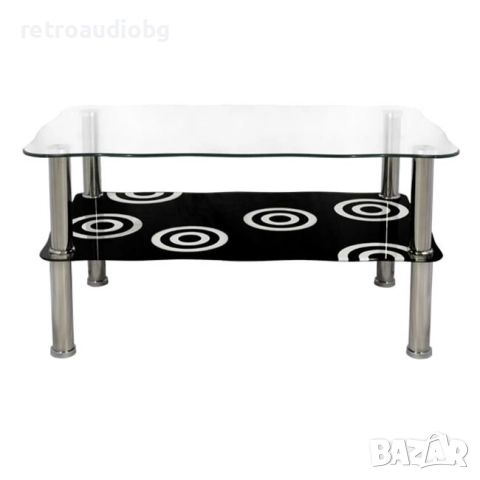 Стъклена холна маса Подия 75x45, снимка 3 - Маси - 52736778