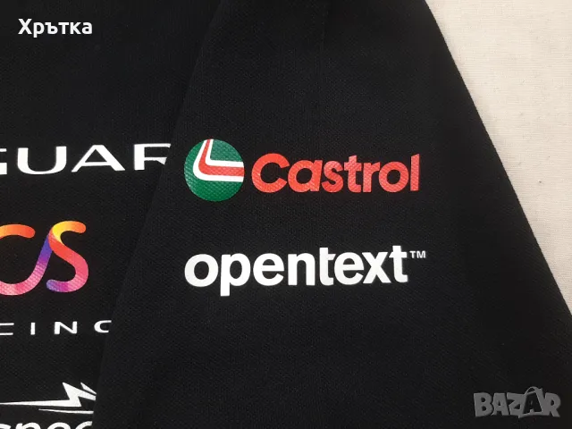 Jaguar Team Racing - Оригинална мъжка тениска с яка размер M, снимка 8 - Тениски - 49463156