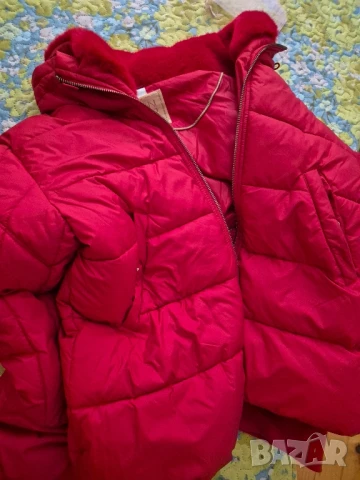 червено зимно яке Zabaione, снимка 9 - Якета - 51392989
