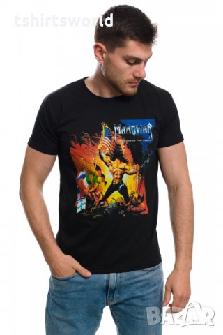 Нова мъжка тениска с дигитален печат на музикалната група MANOWAR - Warriors of the world, снимка 9 - Тениски - 28317032