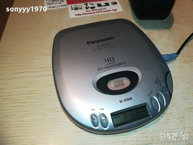 sony sl-s262 discman-made in japan, снимка 4 - MP3 и MP4 плеъри - 28738675