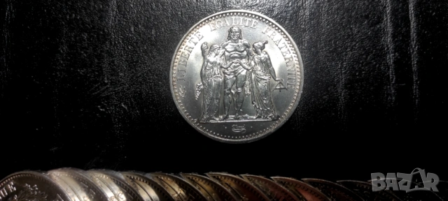 10 френски франка Херкулес - Сребро .900