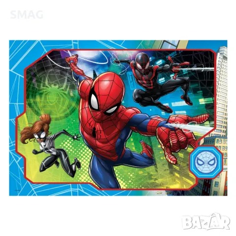 Пъзел Спайдърмен с герои (200 части) S_1215875, снимка 2 - Игри и пъзели - 48803112