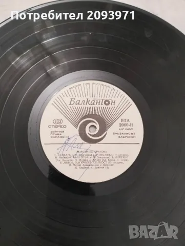 Грамофонни плочи с песни на Маргарита Хранова и Йорданка Христова , снимка 2 - Грамофонни плочи - 47609073