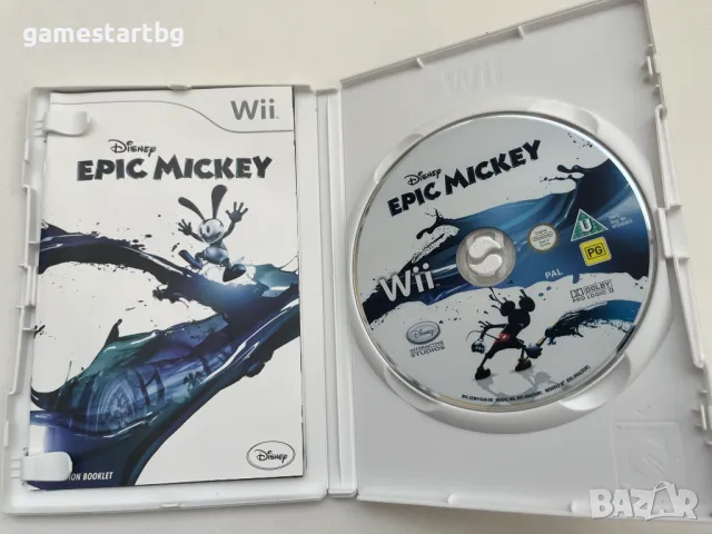 Disney Epic Mickey за Wii, снимка 3 - Игри за Nintendo - 49342322