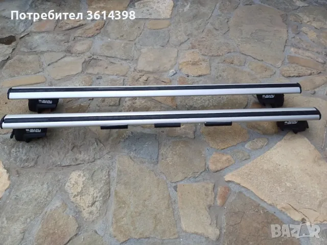 Напречни греди за рейлинг с просвет на автомобил Subaru, снимка 3 - Аксесоари и консумативи - 47360974