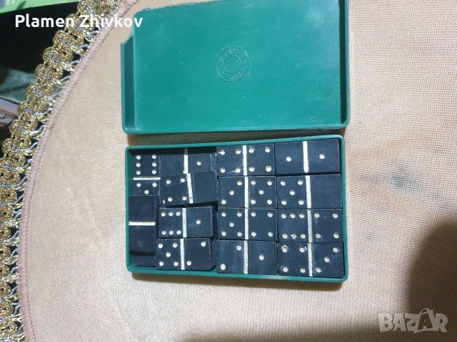 старо бакелитово мини домино Туристически вариант, снимка 4 - Антикварни и старинни предмети - 52927091