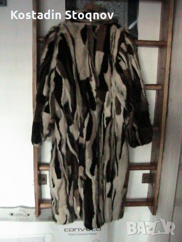 Дамско кожено палто от норки