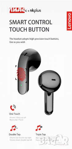 Безжични слушалки Lenovo X16 TWS, снимка 6 - Bluetooth слушалки - 39107915
