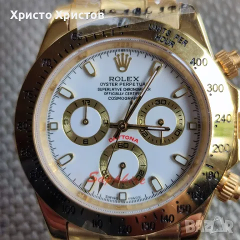 Мъжки луксозен часовник Rolex Daytona , снимка 2 - Мъжки - 50162260