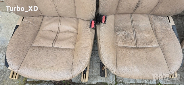 Продавам бежев кожен салон за BMW E39 комби, снимка 7 - Части - 51966204
