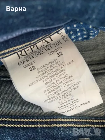 Дънки REPLAY, снимка 5 - Дънки - 49659617