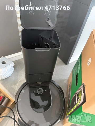 Прахосмукачка-робот IROBOT Roomba Combo I8+ 857840, 0.27l, 14.4v, снимка 4 - Прахосмукачки - 53155449