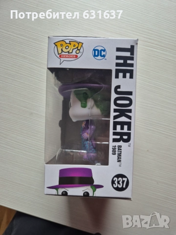 Фигура Funko POP! DC Comics: The Joker - The Joker with Hat (The Batman 1989) , снимка 4 - Колекции - 51869522