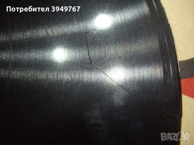 Стара бакелитова грамофонна плоча, снимка 3 - Грамофонни плочи - 52631844