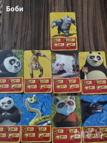 Карти Star Wars и Kung Fu Panda , снимка 3 - Игри и пъзели - 36686786