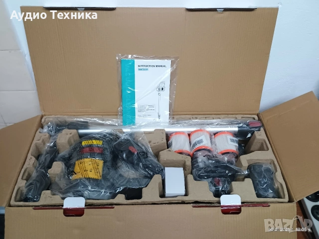 Moosoo XL-618A Безжична 4-в-1 прахосмукачка. Лека и много мощна. , снимка 8 - Прахосмукачки - 53287593