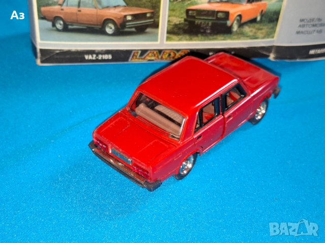 Руски метален модел на кола Лада 2105 ВАЗ в мащаб 1:43 Made in USSR Сделано в СССР, снимка 3 - Колекции - 52942873