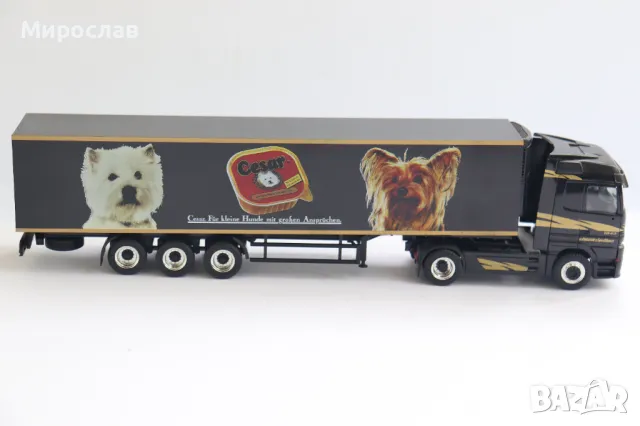 HERPA 1:87 H0 MERCEDES ACTROS КАМИОН TIR МОДЕЛ KОЛИЧКА, снимка 5 - Колекции - 50044701