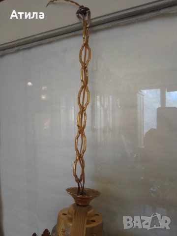 полилей Кристал месинг Италия, снимка 4 - Антикварни и старинни предмети - 52920211