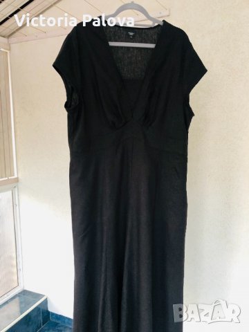 Черна рокля BEXLEYS WOMAN лен и вискоза