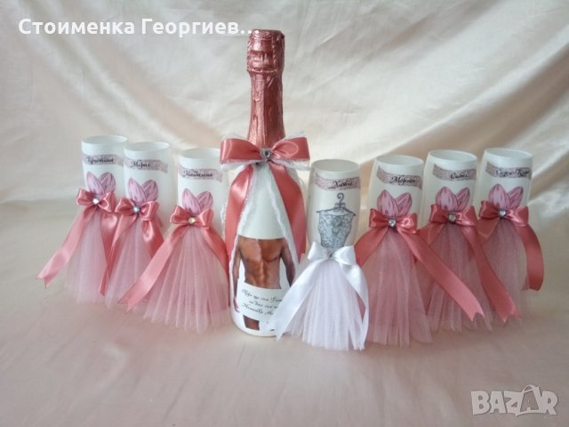 чаши за моминско парти с 3Д рокли , снимка 4 - Други услуги - 24170275