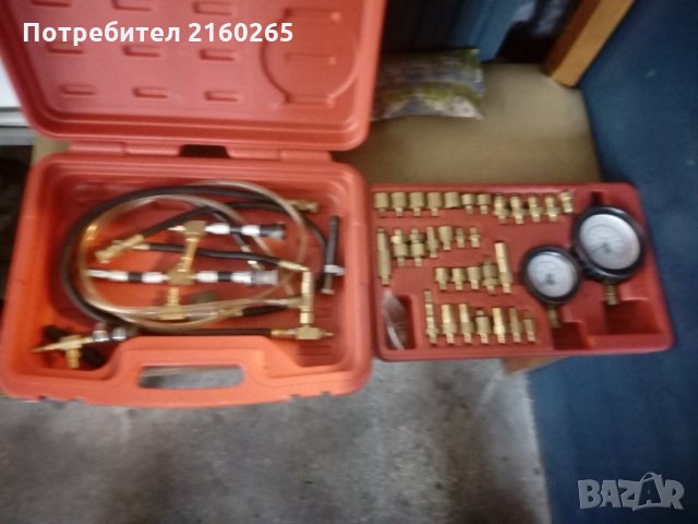 к-т за измерване на налягане гориво масло, снимка 2 - Куфари с инструменти - 28642251