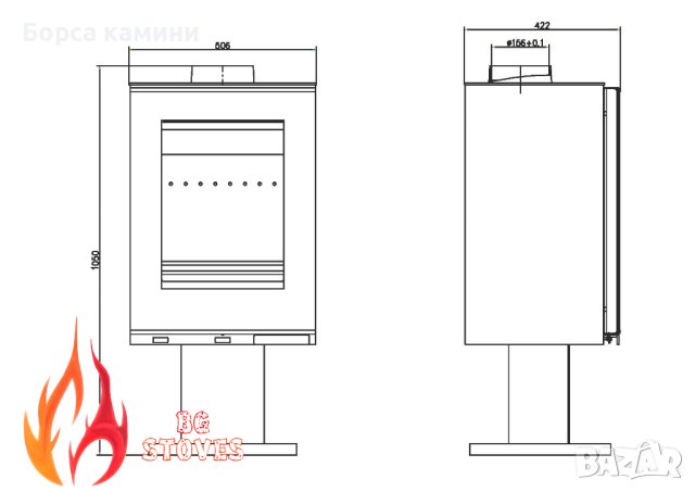 Камина РИТОН, снимка 8 - Камини - 43832771