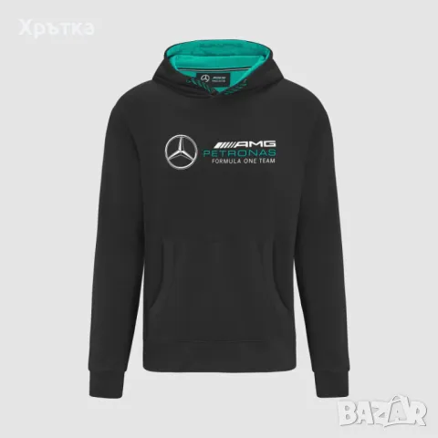 Mercedes AMG Logo Hoodie - Оригинален мъжки суитшърт размер S, M, снимка 1 - Суичъри - 48891426