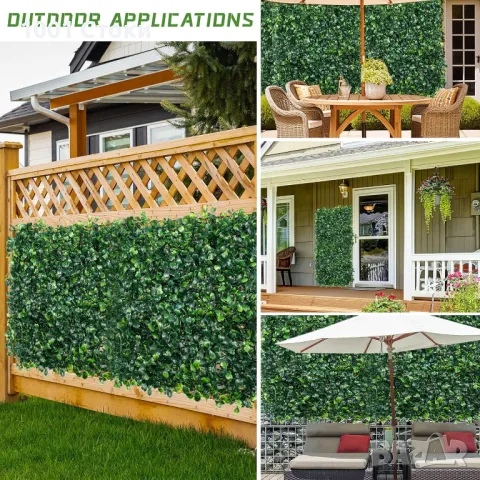 Декоративно Пано за Стена Изкуствена Трева, снимка 2 - Декорация за дома - 50095299