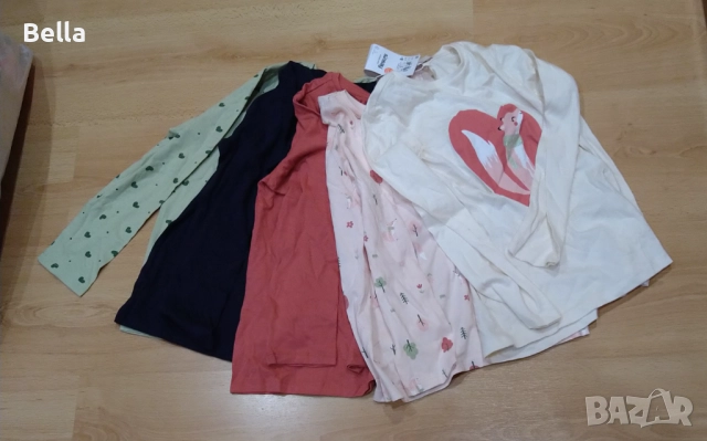 Комплект блузи момиче р.122, снимка 5 - Детски Блузи и туники - 52034700