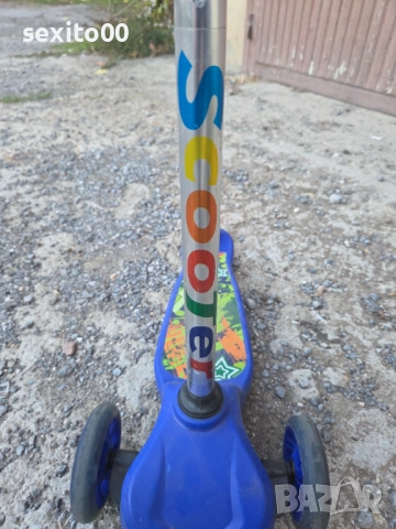 Тротинетка, детска, регулируема височина,многоцветна, снимка 2 - Детски велосипеди, триколки и коли - 52186421