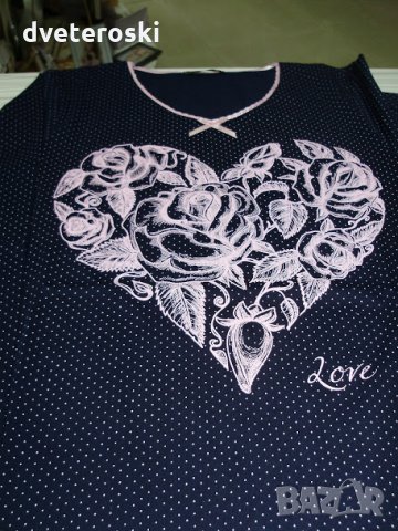 Дамска пижама с дълъг ръкав размер М, снимка 5 - Пижами - 22910950