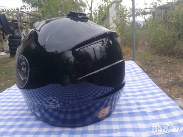 Мото каска G-mac Pilot, размер L 60 см, снимка 6 - Аксесоари и консумативи - 26694331