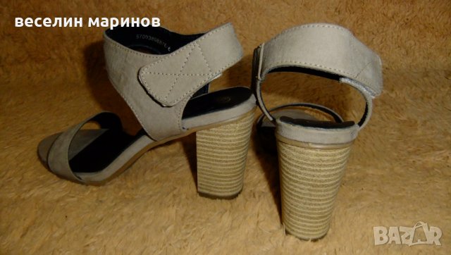 Продавам летни кожени дамски обувки, снимка 4 - Дамски обувки на ток - 32895661